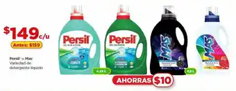Persil o Mas Variedad de detergente líquido