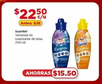 Bodega Aurrerá Suavitel Variedad de suavizante de telas 700 ml oferta