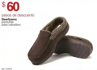 Dearfoams pantuflas para caballero