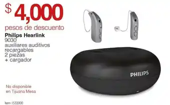 Philips Hearlink 9030 auxiliares auditivos recargables 2 piezas + cargador