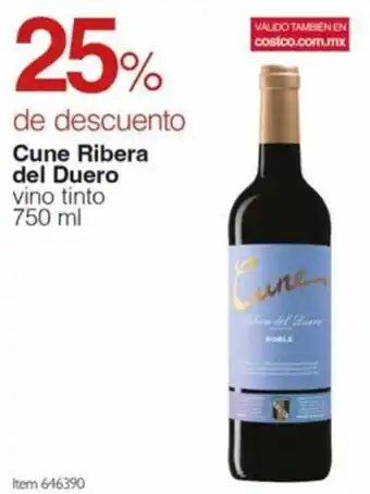Cune Ribera del Duero vino tinto 750 ml
