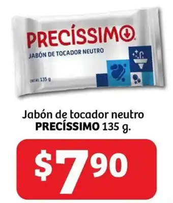 Soriana Híper PRECÍSSIMO Jabón de tocador neutro 135 g. oferta