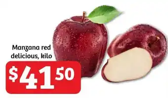 Soriana Híper Manzana red delicious, kilo oferta