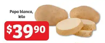 Soriana Híper Papa blanca, kilo oferta