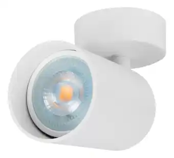 Lámparas de techo modernas spot dirigible de sobreponer en plafón soquet gu10 120 v illux tl-5150.bcan blanco