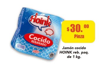 Super Aki Jamon Cocido HOINK reb. paq. de 1 kg oferta