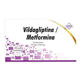 Vildagliptina 50.0 mg metformina 1000.0 mg
