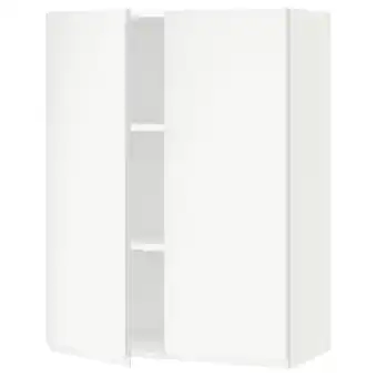 IKEA Sektion Gabin pared 2 puertas c/ estantes, blanco/voxtorp blanco mate, 76x37x102 cm oferta