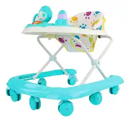 Andadera musical para bebé interactiva plegable con ruedas