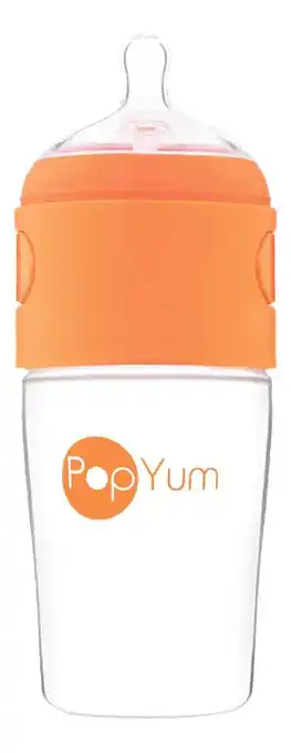 Mercado Libre Popyum biberón anticólico para mezclar fórmula 9oz/260ml 1pz color naranja transparente oferta