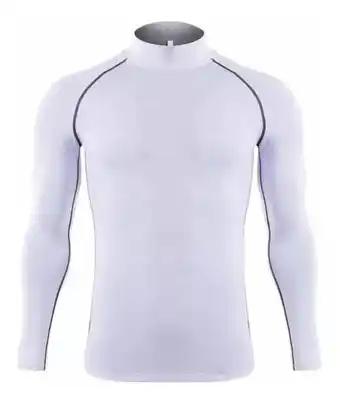 Mercado Libre Playera licra deportiva compresión cuello alto sigetu 929 g oferta