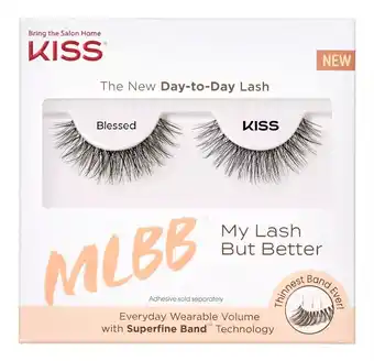 Pestañas postizas kiss my lash but better blessed color negro
