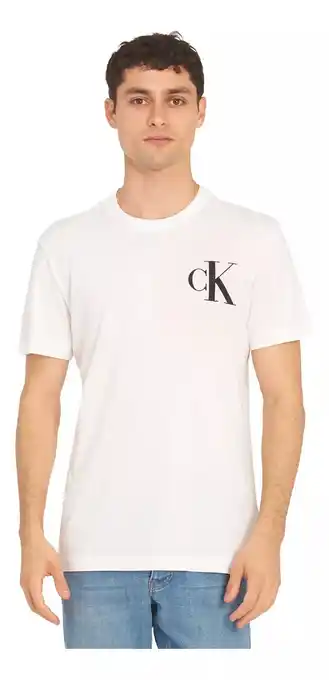 Mercado Libre Playera calvin klein de cuello redondo para hombre oferta