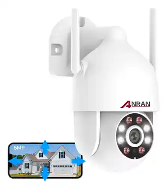 Mercado Libre Cámara de seguridad Anran N50W1510 con resolución de 5MP visión nocturna incluida blanca oferta