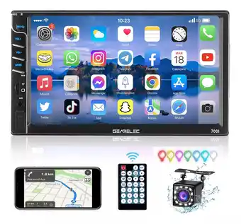Mercado Libre Auto estéreo pantalla 7 pulgada 2 din capacitiva tf aux usb oferta