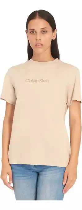 Mercado Libre Playera calvin klein con logo estampado para mujer oferta
