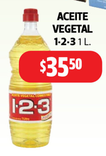 Farmacias Guadalajara Aceite Vegetal 1-2-3 1L oferta