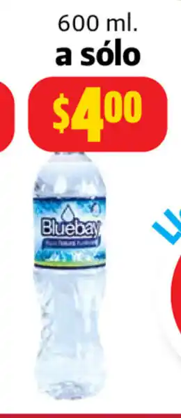 Farmacias Guadalajara Agua Bluebay 600ml a solo oferta