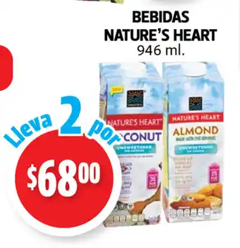 Bebidas Nature's Heart 946 ml