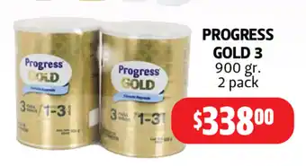 Farmacias Guadalajara Progress Gold 3 900 gr. 2 pack oferta
