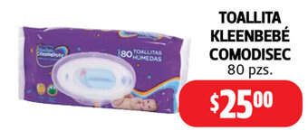 Farmacias Guadalajara Toallita Kleenbebe Comodisec 80 pzs oferta