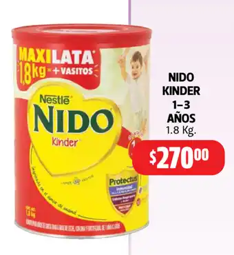 Farmacias Guadalajara Nido Kinder 1-3 Años1.8kg oferta