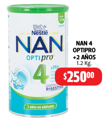Farmacias Guadalajara Nan 4 Optipro +2 Años 1.2 kg oferta