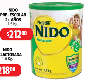Farmacias Guadalajara Nido Pre-Escolar 2+ Años 1.5kg oferta