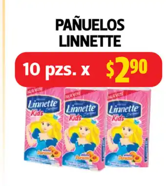 Farmacias Guadalajara Pañuelos Linnette 10 pzs oferta