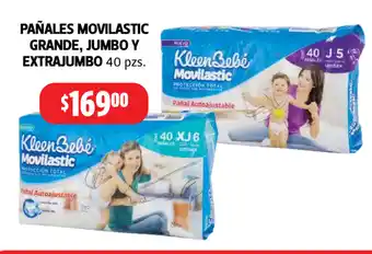 Farmacias Guadalajara Pañales Movilastic Grande, Jumbo Y ExtraJumbo 40 Pzs oferta