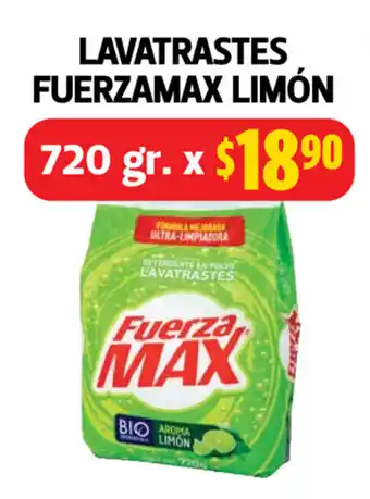 Farmacias Guadalajara Lavatrastes Fuerzamax Limon 720gr oferta