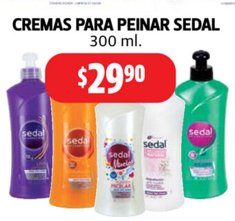 Farmacias Guadalajara Cremas para Peinar Sedal 300ml oferta