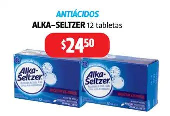 Farmacias Guadalajara Antiacidos Alka-Seltzer 12 Tabletas oferta