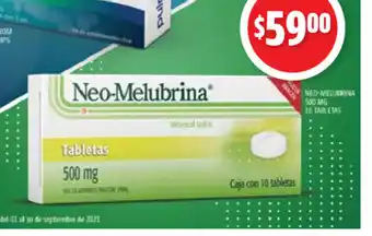 Farmacias Guadalajara Neo-Melubrina 500mg oferta