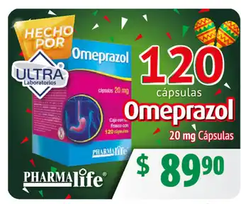 Farmacias Guadalajara Omeprazol 20 mg Capsulas 120 Capsulas oferta