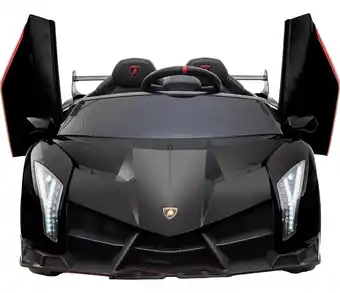 Mercado Libre Carro eléctrico montable lamborghini negro usb mp3 12v oferta