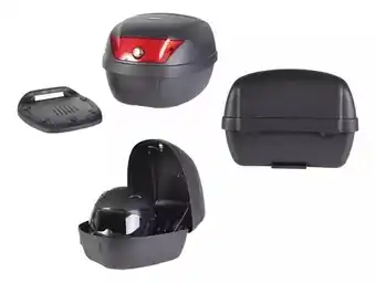 Mercado Libre Caja portaequipaje moto y motonetas reflejante 28 litros oferta