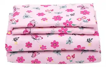 Sábanas queen size microfibra extra suave. tacto algodón. color kiev rosa diseño de la tela estampado