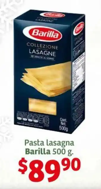 Soriana Híper Pasta lasagna Barilla 500 g. oferta