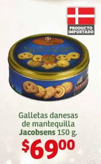 Soriana Híper Galletas danesas de mantequilla Jacobsens 150 g. oferta