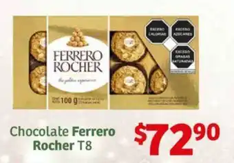 Soriana Híper Chocolate Ferrero Rocher T8, 100 g oferta