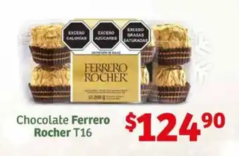 Soriana Híper Chocolate Ferrero Rocher T16, 200 g oferta