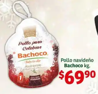 Soriana Híper Pollo navideño Bachoco kg. oferta