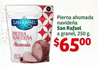 Soriana Híper Pierna ahumada navideña San Rafael a granel, 250 g. oferta