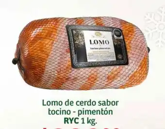 Soriana Híper Lomo de cerdo sabor tocino - pimentón RYC 1 kg. oferta