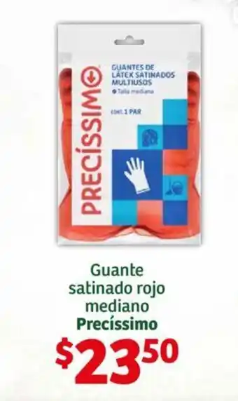 Soriana Híper Guante satinado rojo mediano Precíssimo oferta