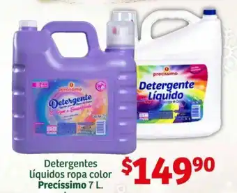 Soriana Híper Detergentes líquidos ropa color Precíssimo 7 L. cada uno oferta