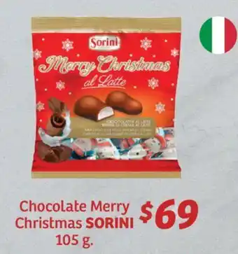 Chocolate Merry Christmas SORINI 105 g.