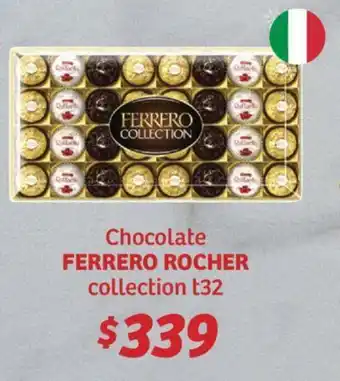 Soriana Híper Chocolate FERRERO ROCHER collection t32 oferta