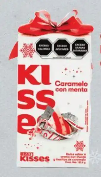 Chocolates Hershey's KISSES caramelo con menta, 131.6 g.